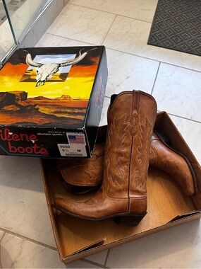 Abilene Boot Co. Tan Western Boots